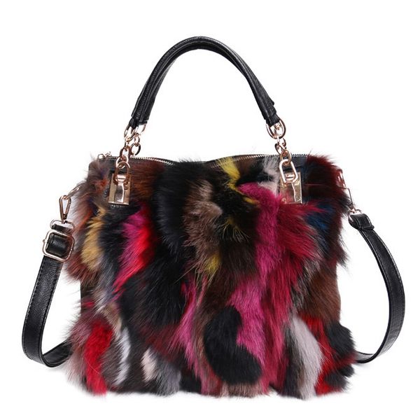 women natural hair tote bag lady winter cony hair muff fluffy daily handle bag female multicolor fur crossbody
women natural hair tote bag lady winter cony hair muff fluffy daily handle bag female multicolor fur crossbody