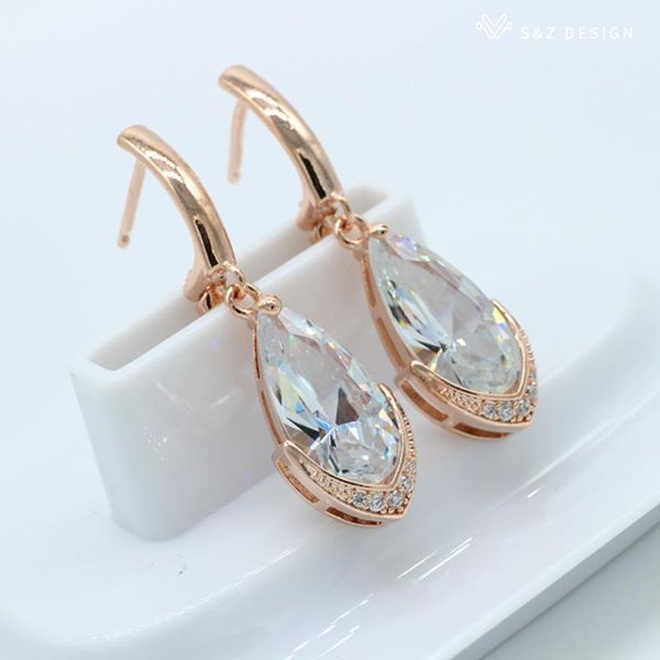 2019 new water drop long style zircon earrings european and american women fashion earrings simple personality anti-allergy, Silver
2019 new water drop long style zircon earrings european and american women fashion earrings simple personality anti-allergy, Silver