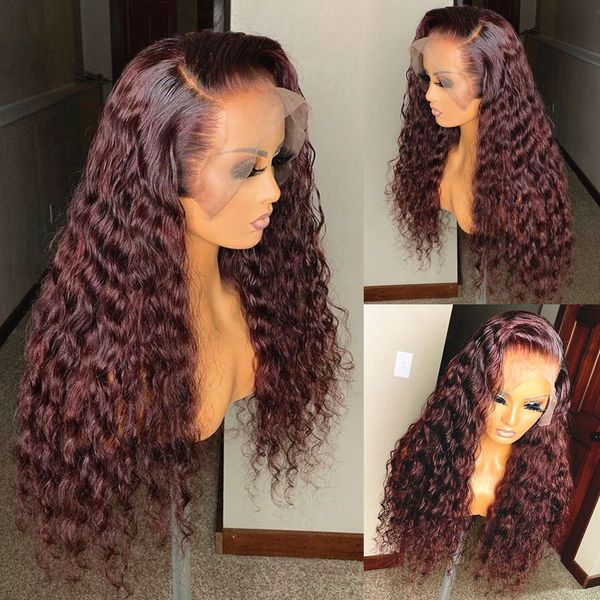 99J Ombre Curly 13x6 Lace Front Human Hair Wigs With Baby Hair Pre Plucked Red Wine 13x4 Lace Front Wig, Ombre color
99J Ombre Curly 13x6 Lace Front Human Hair Wigs With Baby Hair Pre Plucked Red Wine 13x4 Lace Front Wig, Ombre color