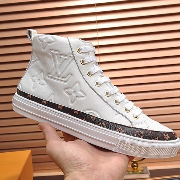 stellar sneaker boot mens shoes fashion classic skateboarding casual shoes plus size lace -up sports style men boots drop ship, Black