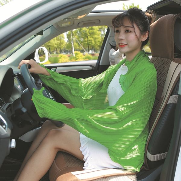wrinkle flannel shawl solid color bicycle clothes sunscreen clothes scarf chiffon scarf women driving bicycle sunscreen sleeve, Blue;gray
wrinkle flannel shawl solid color bicycle clothes sunscreen clothes scarf chiffon scarf women driving bicycle sunscreen sleeve, Blue;gray