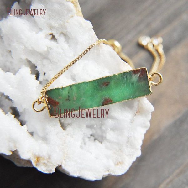 bm33763 green jades bracelet chrysoprases bracelet natural stone raw stone bar, Black
bm33763 green jades bracelet chrysoprases bracelet natural stone raw stone bar, Black
