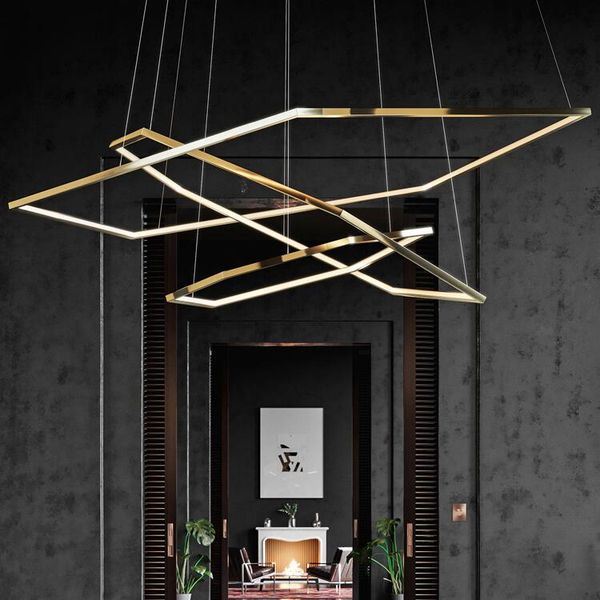 modern duplex floor living room villa pendant light minimalist multilevel hexagonal pendant lamp gold ring 90-260v
modern duplex floor living room villa pendant light minimalist multilevel hexagonal pendant lamp gold ring 90-260v