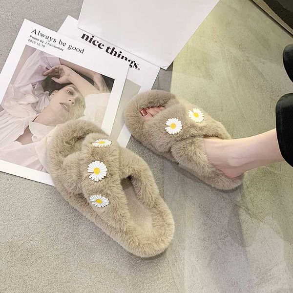 female slippers casual flower slippers women slides fur flip flops flock luxury plush basic floral rubber 2020 new short plush, Black
female slippers casual flower slippers women slides fur flip flops flock luxury plush basic floral rubber 2020 new short plush, Black