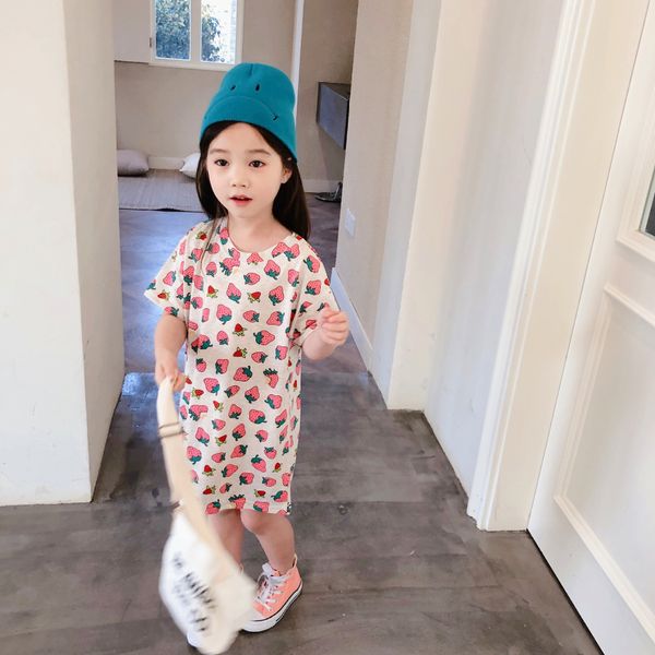 girls strawberry strawberry t-shirt 2020 new korean baby dress medium and long loose cartoon dress fashion, Blue
girls strawberry strawberry t-shirt 2020 new korean baby dress medium and long loose cartoon dress fashion, Blue