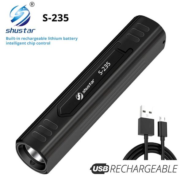 rechargeable led with t6 lamp bead 5 lighting modes waterproof camping adventure light can be used as a power bank
rechargeable led with t6 lamp bead 5 lighting modes waterproof camping adventure light can be used as a power bank