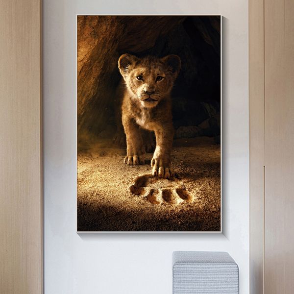 the lion king tiny simba classic cartoon movie poster and prints animal canvas painting on wall art for kid room decor picture
the lion king tiny simba classic cartoon movie poster and prints animal canvas painting on wall art for kid room decor picture