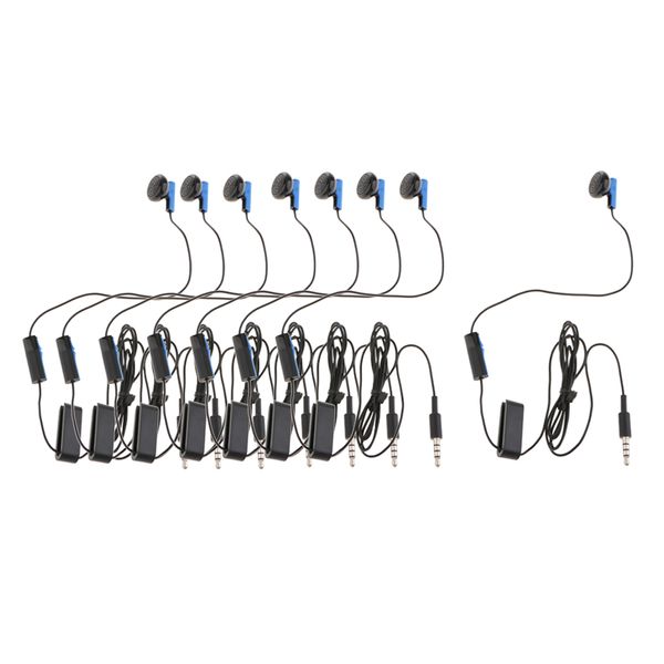 8pcs 3.5mm jack earbud for sony ps4 controller earphone with mic volume control video game online chat accessory
8pcs 3.5mm jack earbud for sony ps4 controller earphone with mic volume control video game online chat accessory