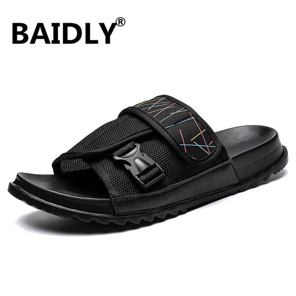 big size 39-45 men summer shoes sandals new breathable beach flip flops mesh mens slippers lighted male water shoes sandalia, Black
big size 39-45 men summer shoes sandals new breathable beach flip flops mesh mens slippers lighted male water shoes sandalia, Black