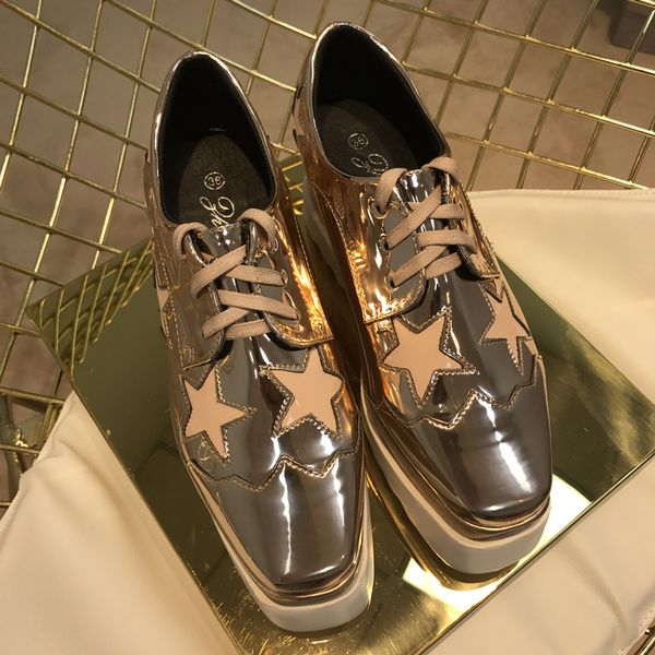 star thick-soled muffin shoes, leather high-heeled shoes, anti-skid high-heeled shoes are very comfortable
star thick-soled muffin shoes, leather high-heeled shoes, anti-skid high-heeled shoes are very comfortable