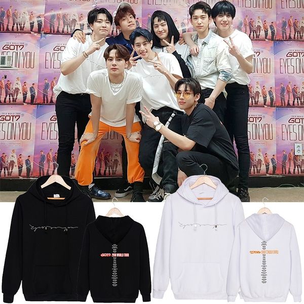 got7 world hoodie sweater tour eyes on you concert surrounding support same sweater pullover hoodie for men and women, Black
got7 world hoodie sweater tour eyes on you concert surrounding support same sweater pullover hoodie for men and women, Black