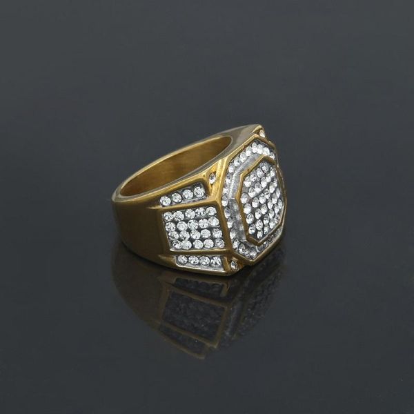 mens hip hop rings jewelry gold plated diamond large rings new stainles steel rings for men, Silver
mens hip hop rings jewelry gold plated diamond large rings new stainles steel rings for men, Silver