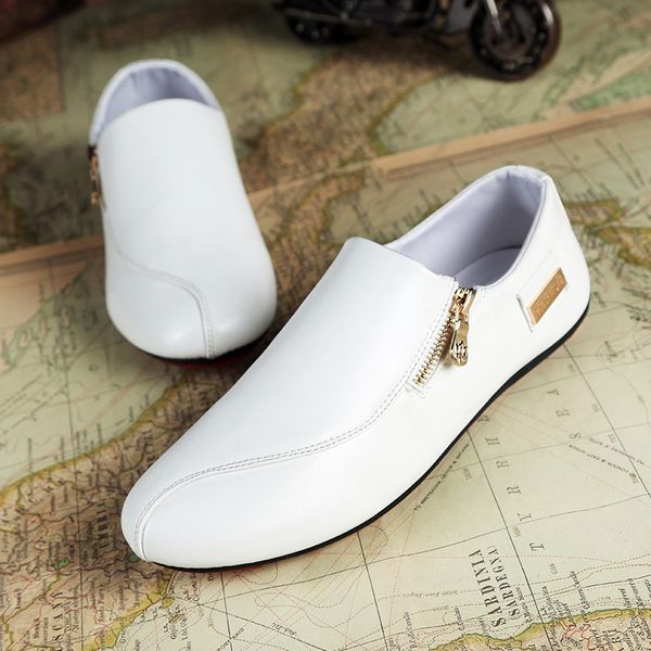 leather mens loafers fashion moccasins soft leather tenis masculino adulto white slip on men's boat shoes chaussure -537, Black
leather mens loafers fashion moccasins soft leather tenis masculino adulto white slip on men's boat shoes chaussure -537, Black