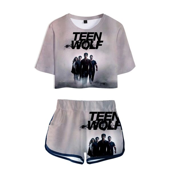teen wolf science fiction 3d custom tracksuit women two piece set summer short sleeve crop shorts girls casual streetwear, Gray
teen wolf science fiction 3d custom tracksuit women two piece set summer short sleeve crop shorts girls casual streetwear, Gray