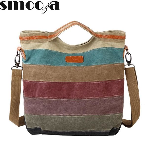 smooza 2020 fashion women stripe handbag canvas shoulder bag messenger crossbody bags satchel hit color striped casual tote
smooza 2020 fashion women stripe handbag canvas shoulder bag messenger crossbody bags satchel hit color striped casual tote