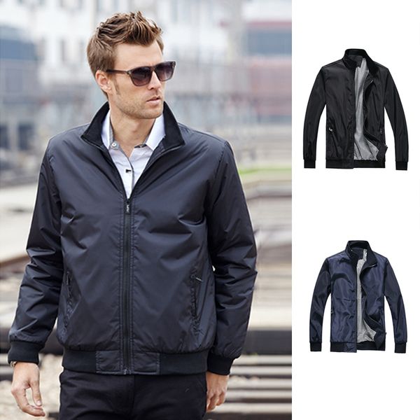 slim fit solid mens bomber jacket 2020 autumn male baseball thin jackets brand casual coat men's windbreaker jacket, Black;brown
slim fit solid mens bomber jacket 2020 autumn male baseball thin jackets brand casual coat men's windbreaker jacket, Black;brown