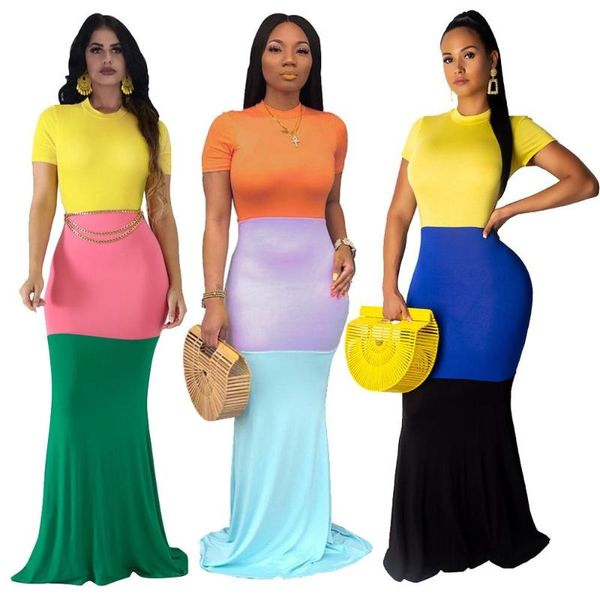 casual dresses fashion patchwork long summer dress short sleeve mermaid party real pictures porm 2021 women 13, Black;gray
casual dresses fashion patchwork long summer dress short sleeve mermaid party real pictures porm 2021 women 13, Black;gray