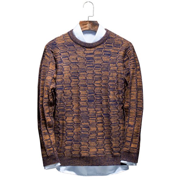 men's sweaters men knitted casual sweater warm thick geometric contrast color pullover round neck long sleeve homme, White;black
men's sweaters men knitted casual sweater warm thick geometric contrast color pullover round neck long sleeve homme, White;black