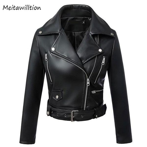 autumn winter black faux leather jacket women turn-down motor biker jackets 2020 new classic slim zipper basic coat, Black;brown
autumn winter black faux leather jacket women turn-down motor biker jackets 2020 new classic slim zipper basic coat, Black;brown