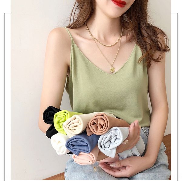 wear loose ice silk knitted small sling v-neck outdoor sleeveless t-shirt vest suspender sweater sweater women's curved beads, Camo
wear loose ice silk knitted small sling v-neck outdoor sleeveless t-shirt vest suspender sweater sweater women's curved beads, Camo