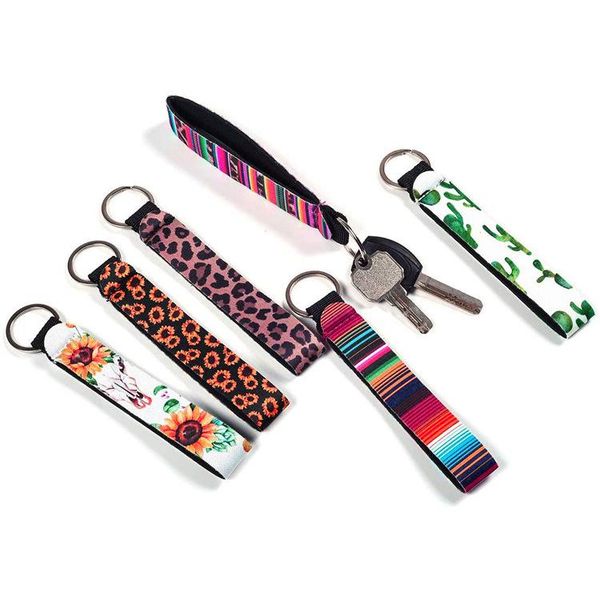 new wristband keychains floral printed key chain neoprene key ring wristlet keychain party favor 20 designs wholesale
new wristband keychains floral printed key chain neoprene key ring wristlet keychain party favor 20 designs wholesale