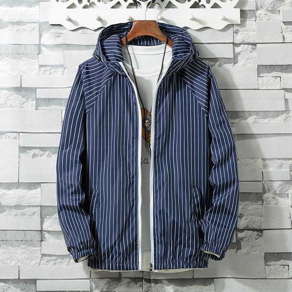 long sleeve hooded jacket men's hip-hop hooded jacket striped fashion trend zipper men's top, Black;brown
long sleeve hooded jacket men's hip-hop hooded jacket striped fashion trend zipper men's top, Black;brown