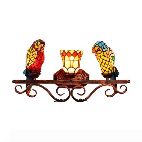 three heads european tiffany parrot wall lamps retro home lighting bedroom bedside lamp corridor bathroom wall lights
three heads european tiffany parrot wall lamps retro home lighting bedroom bedside lamp corridor bathroom wall lights