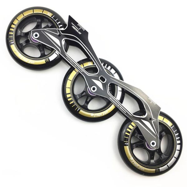 skateboarding powerslide speed skate frame 3*110mm with 110mm infinity skating 85a wheels for 150-195mm distance patines base
skateboarding powerslide speed skate frame 3*110mm with 110mm infinity skating 85a wheels for 150-195mm distance patines base