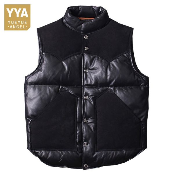 2020 s-4xl new winter mens genuine sheep leather vest fashion sheepskin real leather solid sleeveless mens single breasted vest, Black;white
2020 s-4xl new winter mens genuine sheep leather vest fashion sheepskin real leather solid sleeveless mens single breasted vest, Black;white