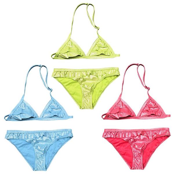 little girls summer shiny swimsuit two pieces children's swimwear swim suits children split hollow bikini sets bathing suit, White
little girls summer shiny swimsuit two pieces children's swimwear swim suits children split hollow bikini sets bathing suit, White