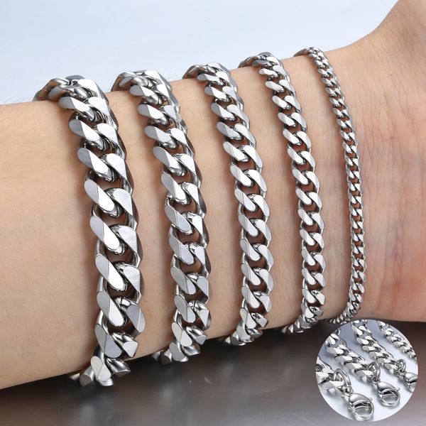 womens mens bracelet stainless steel curb cuban silver color black gold bracelet for men davieslee fashion jewelry lkbm03, Golden;silver
womens mens bracelet stainless steel curb cuban silver color black gold bracelet for men davieslee fashion jewelry lkbm03, Golden;silver