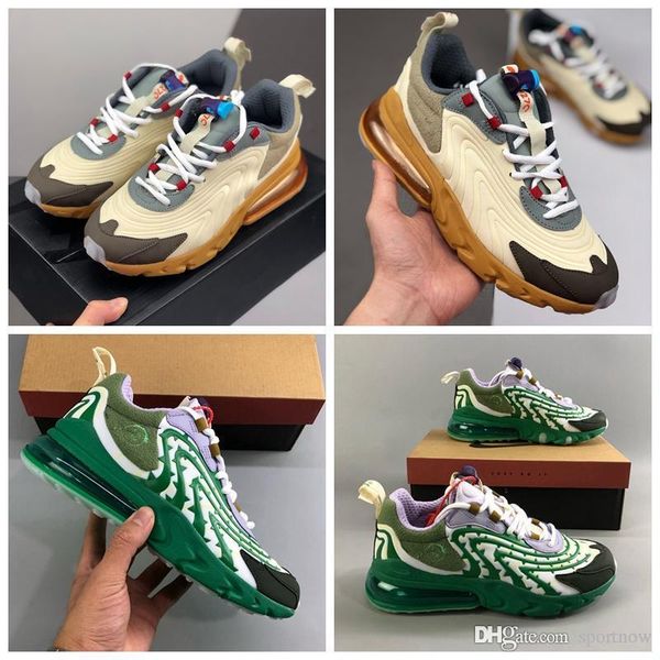 2020 new 270s react running shoes travis scotts cactus trails brown electric green mens trainers 27c women sports sneakers, White;red
2020 new 270s react running shoes travis scotts cactus trails brown electric green mens trainers 27c women sports sneakers, White;red