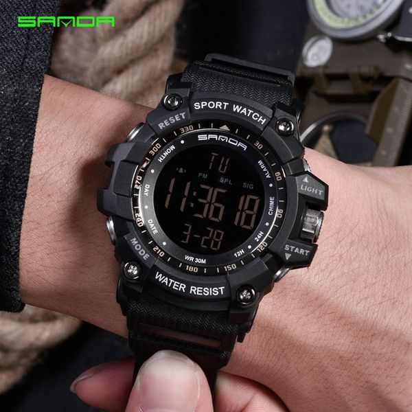 eq3ix sanda men's large dial digital waterproof personalized electronic fashion trend male students outdoor outdoor sports watch electr, Blue
eq3ix sanda men's large dial digital waterproof personalized electronic fashion trend male students outdoor outdoor sports watch electr, Blue