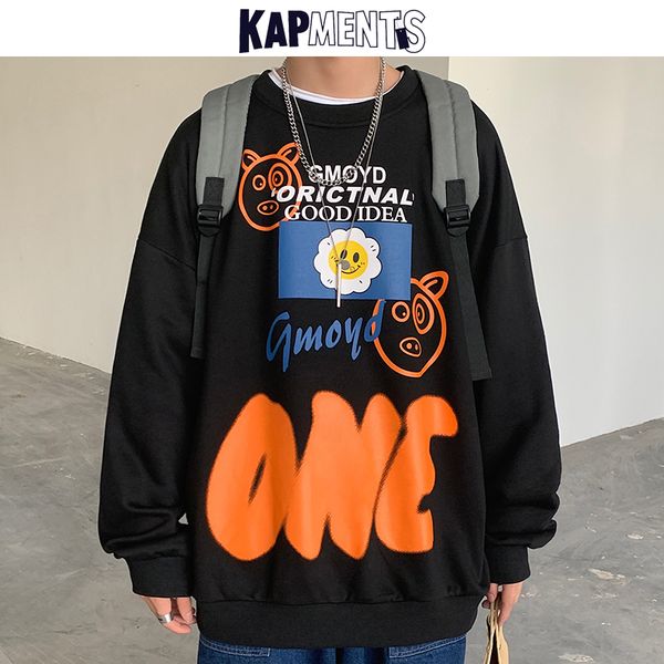 kapments mens cartoon harajuku pullover hoodies 2020 cotton male japanese streetwear sweatshirts mens oversized hip hop clothing, Black
kapments mens cartoon harajuku pullover hoodies 2020 cotton male japanese streetwear sweatshirts mens oversized hip hop clothing, Black