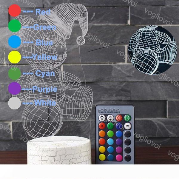 night light christmas bear colorful horse magical 3d illusion lamp 7 colors change led table lamp home decorative acrylic dhl
night light christmas bear colorful horse magical 3d illusion lamp 7 colors change led table lamp home decorative acrylic dhl