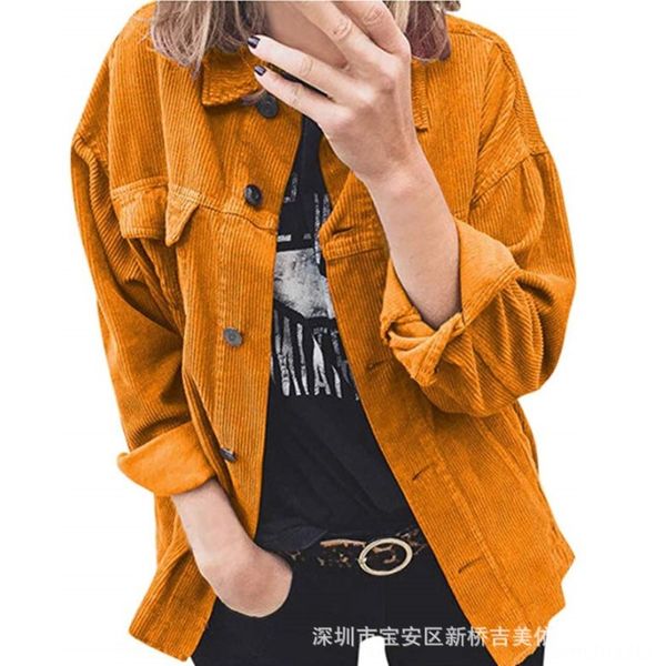 2019 new women's corduroy wick lapel long sleeve for women 2019 new women's corduroy wick lapel long sleeve jacket jacket for wome, Black;brown
2019 new women's corduroy wick lapel long sleeve for women 2019 new women's corduroy wick lapel long sleeve jacket jacket for wome, Black;brown