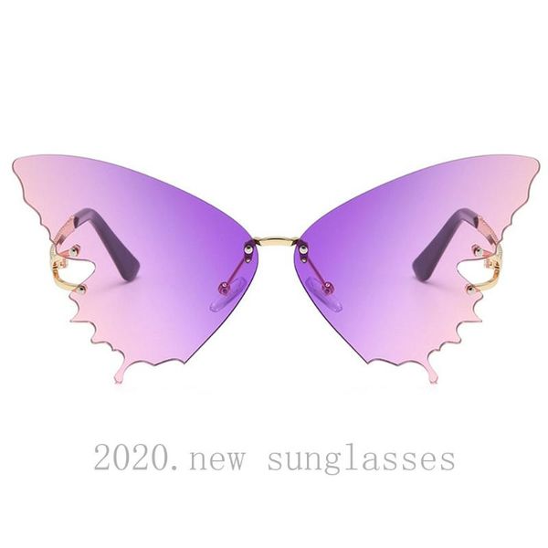butterfly rimless sunglasses women designer fashion oversized punk sunglasses vintage eyewear uv400 fml, White;black
butterfly rimless sunglasses women designer fashion oversized punk sunglasses vintage eyewear uv400 fml, White;black