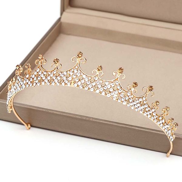 new arrivals gold/silver color flower crystal tiara crown princess queen diadem noiva bride bridal wedding hair ornaments, Golden;silver
new arrivals gold/silver color flower crystal tiara crown princess queen diadem noiva bride bridal wedding hair ornaments, Golden;silver