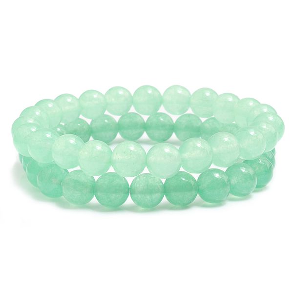 1 set friendship lovers elastic rope charm bracelet men 8mm pink blue natural stone green aventurine beads bracelets women gift, Black
1 set friendship lovers elastic rope charm bracelet men 8mm pink blue natural stone green aventurine beads bracelets women gift, Black