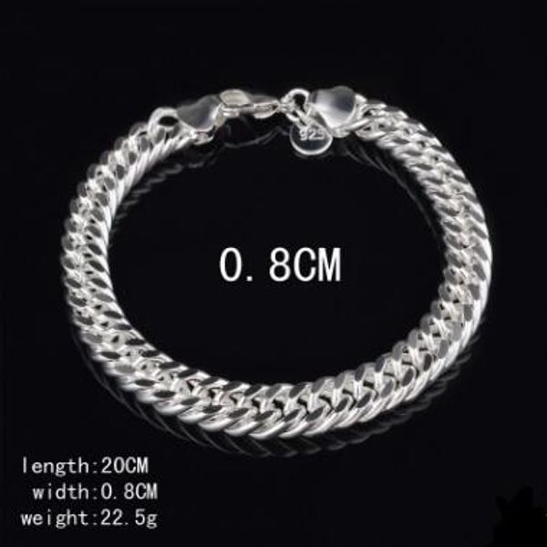 new design 8mm 10mm 925 sterling silver bracelets figaro chain bracelet men bracelet fashion jewelry, Black
new design 8mm 10mm 925 sterling silver bracelets figaro chain bracelet men bracelet fashion jewelry, Black