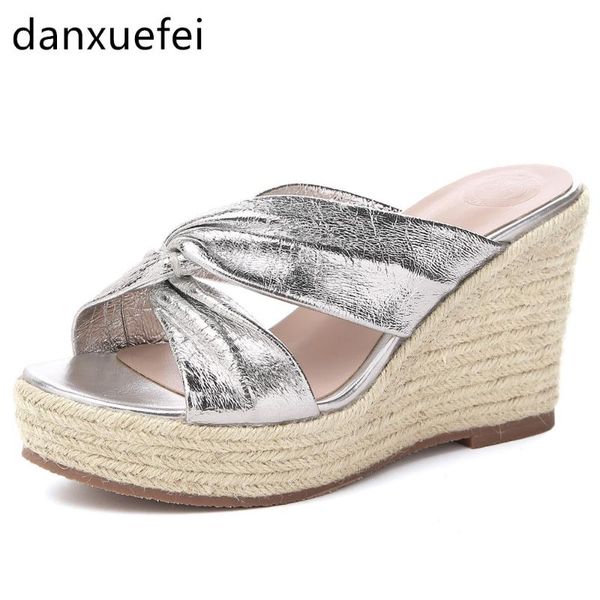 women's genuine leather sheepskin cross strap wedge platform falts summer pleated slip-on mules high heel open toe dress shoes, Black
women's genuine leather sheepskin cross strap wedge platform falts summer pleated slip-on mules high heel open toe dress shoes, Black