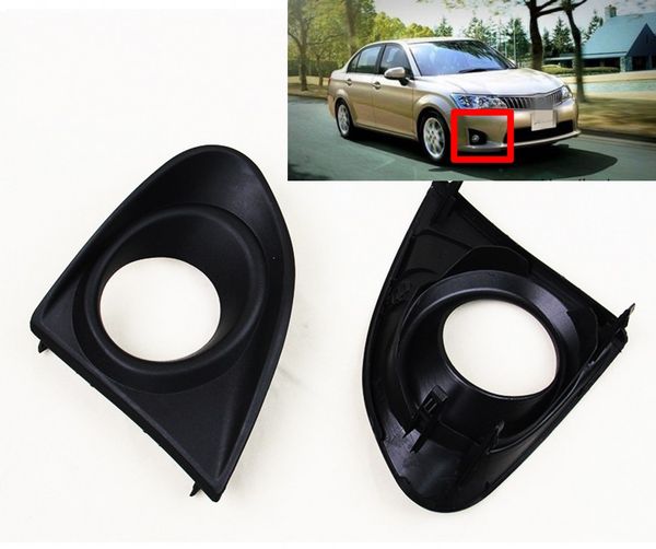 2pcs kit car new black front left + right bumper fog light lamp cover grille fit for toyota axio fielder 2013 2014
2pcs kit car new black front left + right bumper fog light lamp cover grille fit for toyota axio fielder 2013 2014