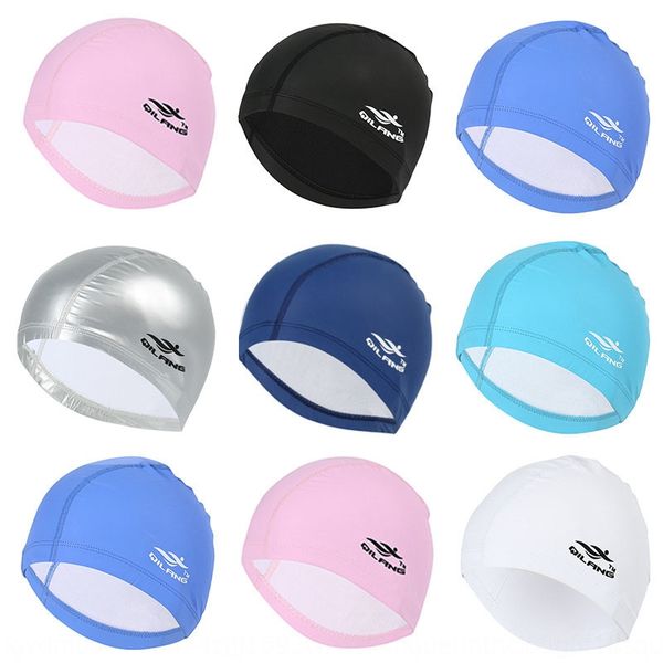 waterproof pu cloth men's and women's swimming cap long hair pure color swimming cap m008
waterproof pu cloth men's and women's swimming cap long hair pure color swimming cap m008