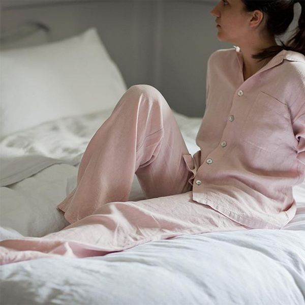 2019 new pure linen men's and women's korean long sleeve thin suit clothes home clothes home furnishing clothing pajamas women, Blue;red
2019 new pure linen men's and women's korean long sleeve thin suit clothes home clothes home furnishing clothing pajamas women, Blue;red