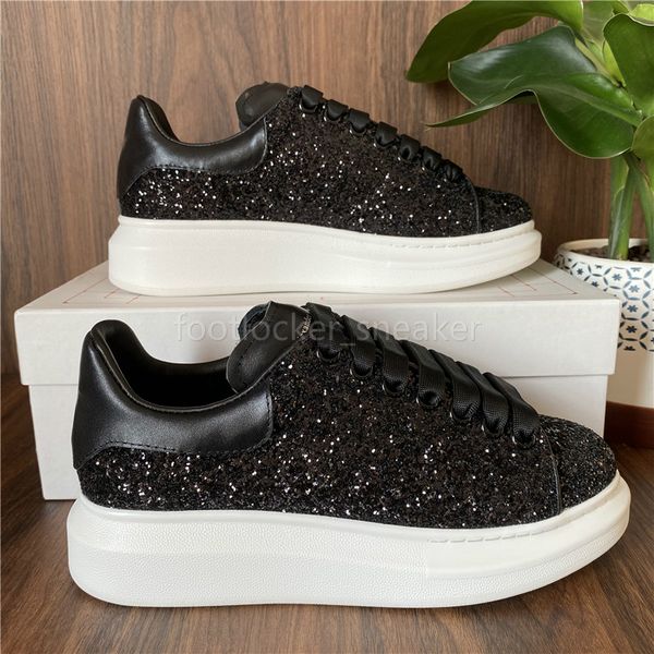 casual shoes womens mens sneakers black glitter espadrilles platform shoes flat chaussures de sport suede runner with box
casual shoes womens mens sneakers black glitter espadrilles platform shoes flat chaussures de sport suede runner with box