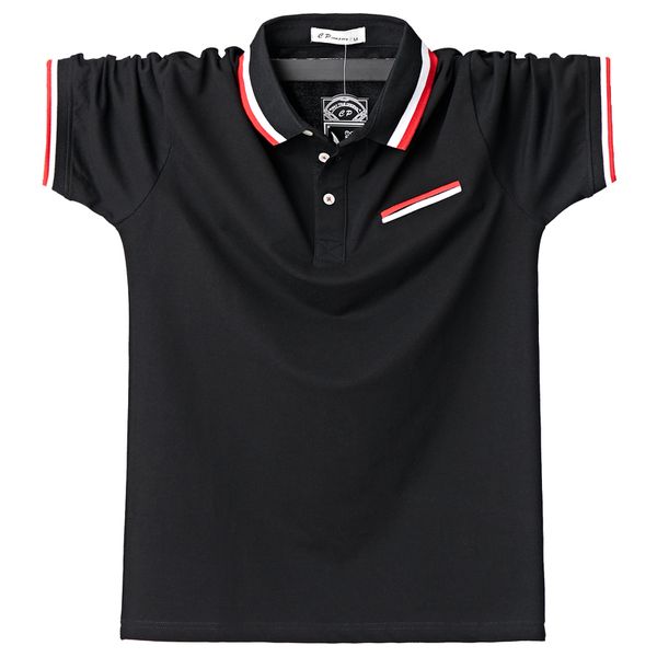 men's polos breathable cotton short sleeve boys shirts summer casual turndown collar patchwork male stripe design 5xl, White;black
men's polos breathable cotton short sleeve boys shirts summer casual turndown collar patchwork male stripe design 5xl, White;black