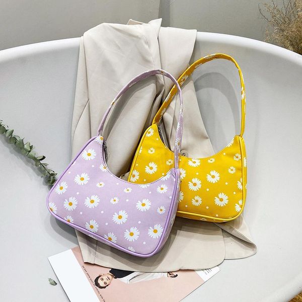 classic texture fashion flower daisy women handbag portable creative design chic nylon small underarm shoulder tote bags
classic texture fashion flower daisy women handbag portable creative design chic nylon small underarm shoulder tote bags