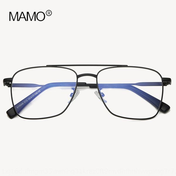 s10046 korean style style square double beam pilot glasses plain mirror light texture thin frame men's and women's glasses frame, Silver
s10046 korean style style square double beam pilot glasses plain mirror light texture thin frame men's and women's glasses frame, Silver