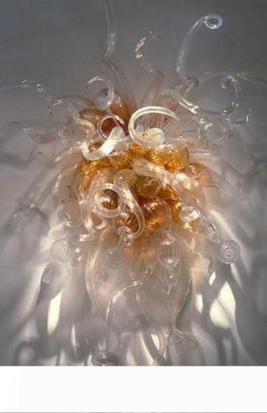 mounted blown glass wall art flower designer murano glass wall sconce european style glass wall lamps