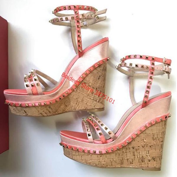 sandals studded ankle strap platform wedges open toe women pink sandal super high heel gladiator ladies shoes buckle summer, Black
sandals studded ankle strap platform wedges open toe women pink sandal super high heel gladiator ladies shoes buckle summer, Black